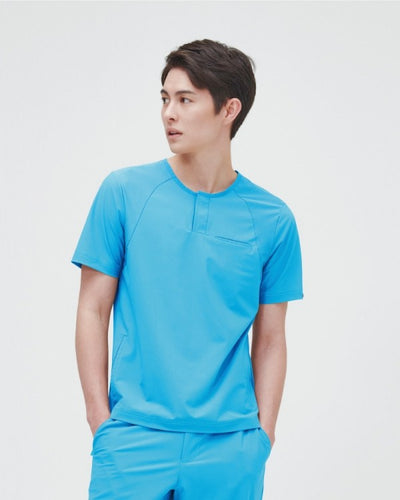 Scrub Top Round Neck Men gamonmedical
