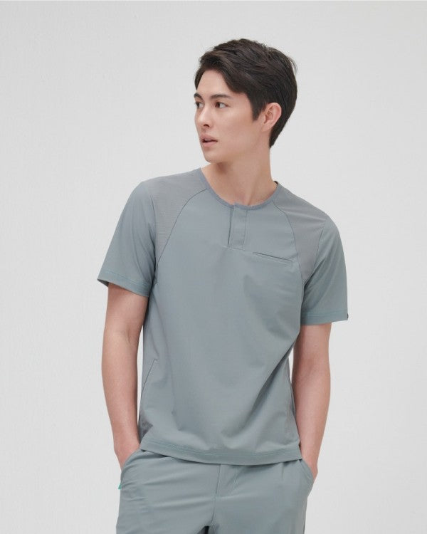 Scrub Top Round Neck Men gamonmedical