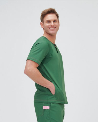 Scrub Top Round Neck Men gamonmedical