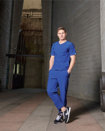 Scrub Top Round Neck Men gamonmedical