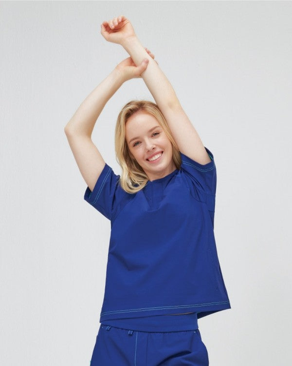 Scrub Top Round Neck Women gamonmedical