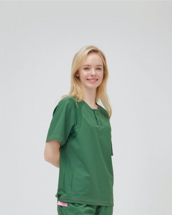Scrub Top Round Neck Women gamonmedical
