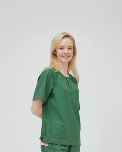 Scrub Top Round Neck Women gamonmedical