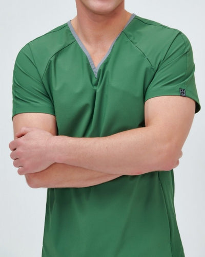 Scrub Top V Neck Men gamonmedical