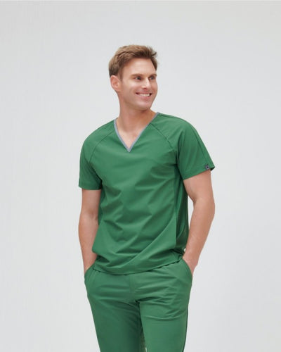 Scrub Top V Neck Men gamonmedical