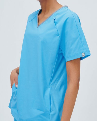 Scrub Top V Neck Women gamonmedical