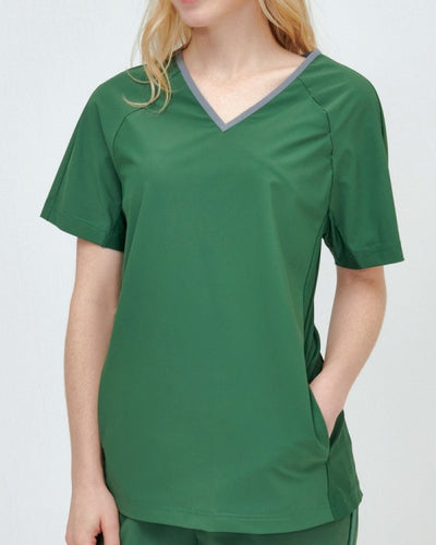 Scrub Top V Neck Women gamonmedical
