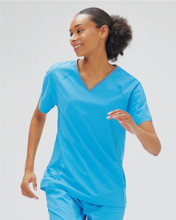 Scrub Top V Neck Women gamonmedical