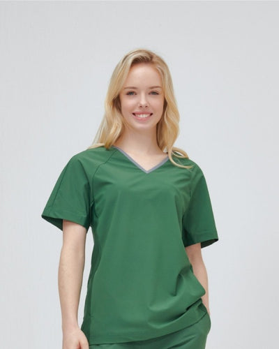Scrub Top V Neck Women gamonmedical