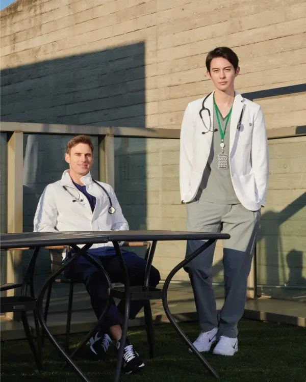 Lab Coat Tailored Fit Men gamonmedical