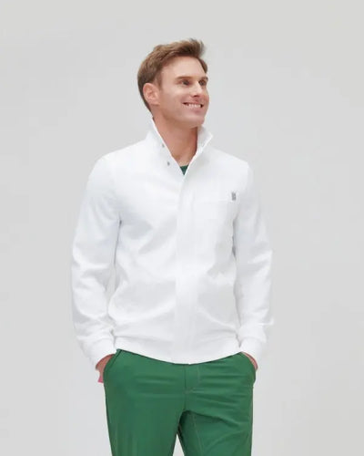 Lab Coat Zip Up Men gamonmedical
