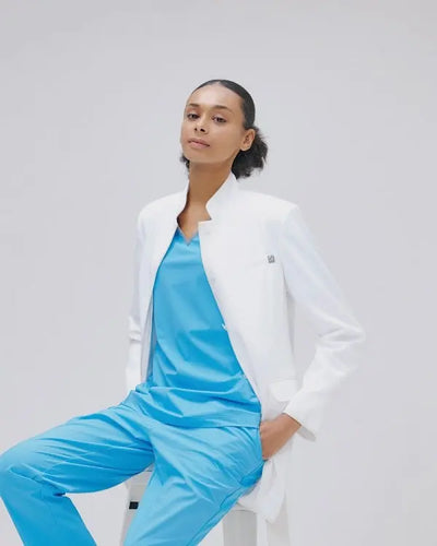 Lap Coat Standing Colar Women gamonmedical