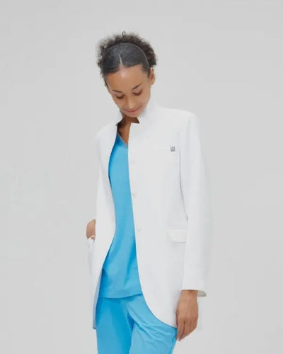 Lap Coat Standing Colar Women gamonmedical